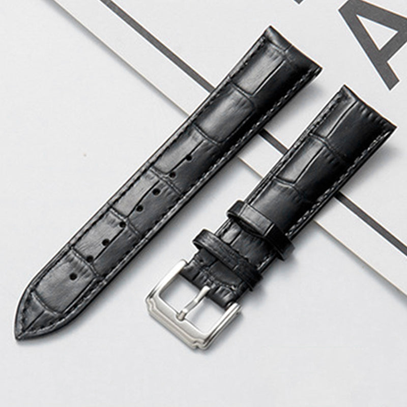 Watch Strap Genuine Leather Smart Watch Band Universal 16mm Watchband Replacement Part Watch Strap Genuine Leather Smart Watch Band Universal 16mm Watchband Replacement Part